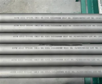 ASTM A312 TP316L Stainless Steel Seamless Pipe For Petrochemical ASTM A312 TP316L Stainless Steel Seamless Pipe For Petrochemical